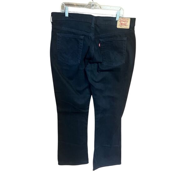 Levi Womans 515 Bootcut Black Jeans Sz 16 - Picture 2 of 8